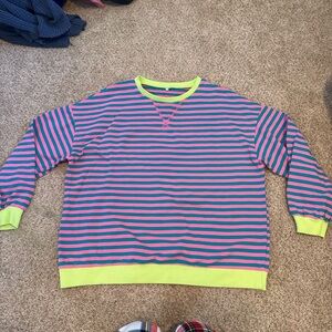neon crewneck